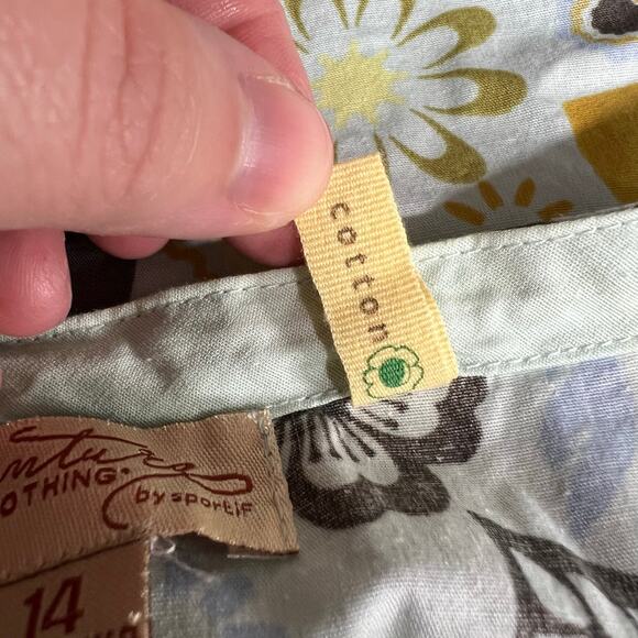 Aventura Clothing Womens Tank Top Skirt Matching Set Floral Print Size 14 Large - Picture 13 of 16